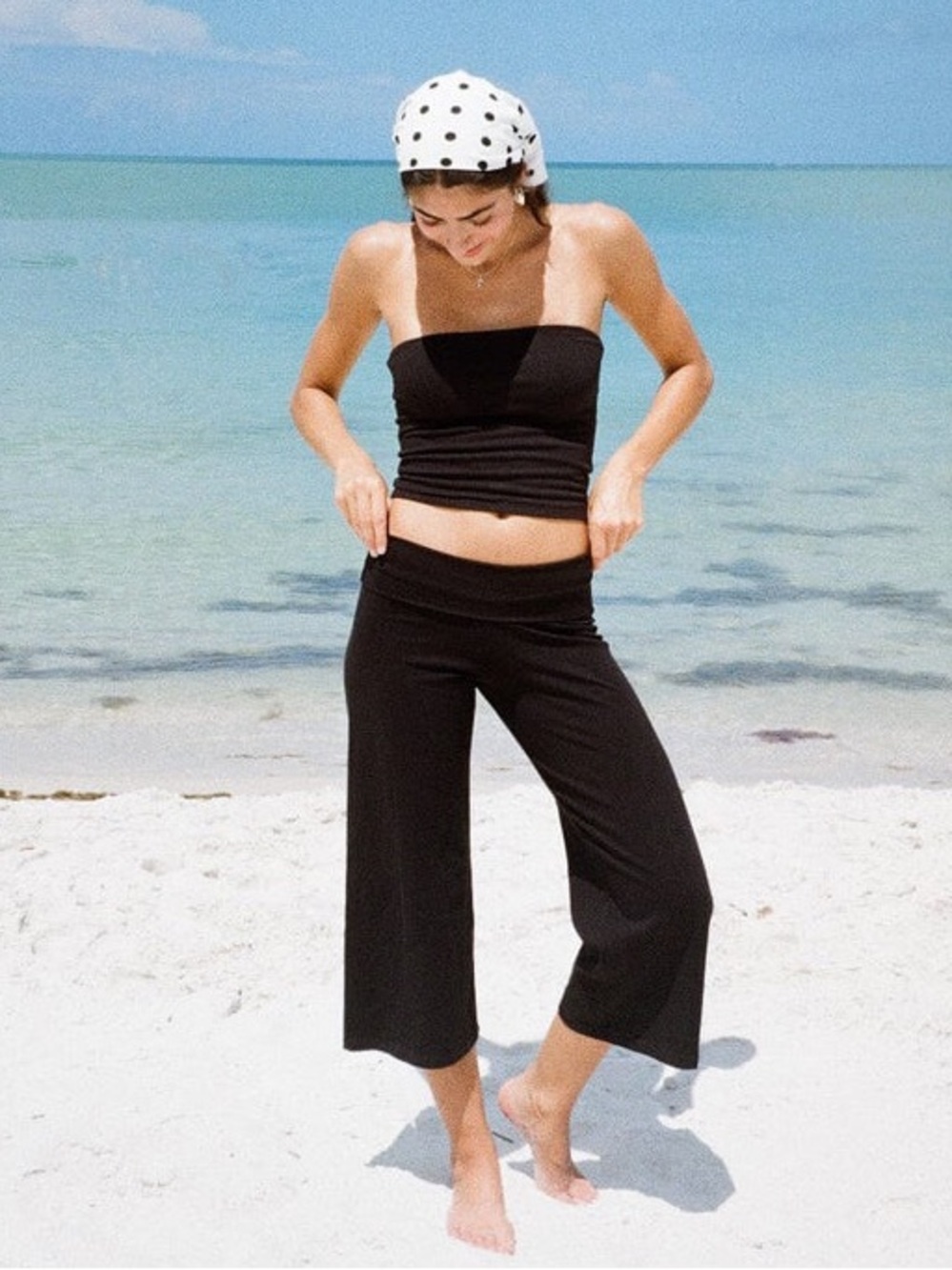 Brandy melville black Priscilla Capri pants